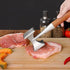 Meat Hammer, Heavy Duty Meat Tenderizer, Steak Hammer With Wooden Handle And Food Grade Zinc Alloy, 2 In 1 Kitchen