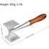 Meat Hammer, Heavy Duty Meat Tenderizer, Steak Hammer With Wooden Handle And Food Grade Zinc Alloy, 2 In 1 Kitchen