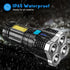Super Bright LED Torches, Usb Rechargeable Torch With Side Light 4 Modes Cob Powerful Lumens For Outdoor Camping Torch