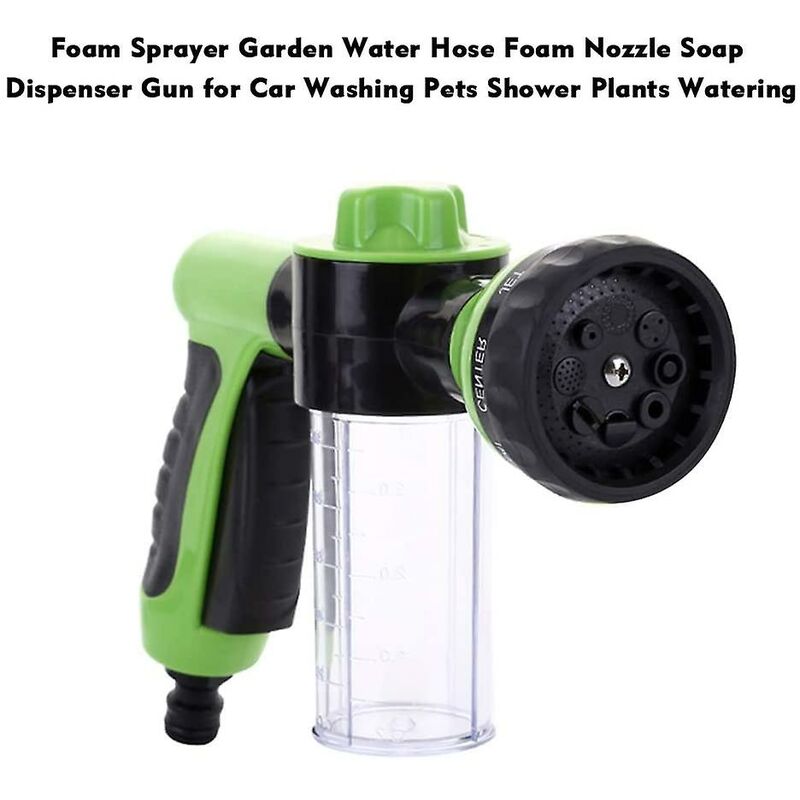 Garden Foam Sprayer Garden Hose Soap Dispenser Gun For Car Wash, Pets, Shower, Plants
