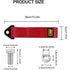 Car Tow ROpe,Racing Tow Strap,Auto Tow ROpes,Racing Tow ROpe,Nylon Tow ROpes,For Vehicle Front Rear Bumper,1Pc