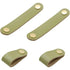 4 pcs Leather Handle Furniture Knobs Leather Handles Window Leather Door Knobs Wardrobe Door Knobs For Cabinets