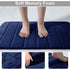 Memory Foam Bath Mat Non-Slip Backing Soft Water Absorbent Bath Mat For Toilet Bathroom, Memory Foam, Navy Blue, 50 X