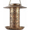Solar Bird Feeder Metal, Outdoor Bird Feeder Lantern Bird Feeder Waterproof Bird Feeder Wild Bird Food Dispenser