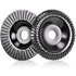2 Pieces Wood Discs For Angle Grinder Ø 125 Mm X 22.2 Mm, Fast Cutting Wood Grinder And Sanding Discs For Angle