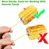 400 Wooden Bamboo Skewers Sticks For Bbq Fruit Chocolate Fondue Fountain 15Cm