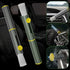 3 In 1 Multifunctional Car Cleaning Brush, Dust Remover, Tire Stone Hook, Window Breaker Hammer. Feather Duster Brush
