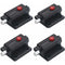 4 pcs Spring Window Cabinet Knob Automatic Door Latch Lock Furniture Cabinet Drawer Door Lock With Spring Knob