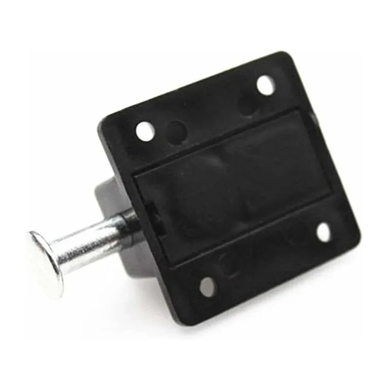 4 pcs Spring Window Cabinet Knob Automatic Door Latch Lock Furniture Cabinet Drawer Door Lock With Spring Knob