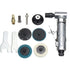 Air Die Grinder, 90° Bend Angle Grinder - 1/4" Air Inlet - With 2" Sanding Disc - Pneumatic Sander With Adjustable