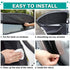 Baby Car Sun Shade, 2 Pieces Car Sun Sock By Blocking Uv Rays By Protecting Car Sun From Children And Pets (Black) (Xl)