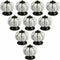 10 pcs Vintage European Style Ceramic Pumpkin Cabinet Knobs Dresser Cupboard Drawer Pull Handles White