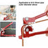 Tube Bender, 3 In 1 Tube Bender 6Mm/8Mm/10Mm Copper Tube Bender Copper Tube Cutter 180° Heavy Duty Manual Tube Bender