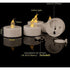 24 LED Flameless Tea Light Candles - Realistic & Bright, Battery Operated - Long Lasting For Wedding, Holiday, Party