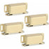 Magnetic Door Catches For Drawers Or Cabinets Door Closure, Stainless Steel Gold Finish, 4 pcs, Ecat001G-4P-Fr