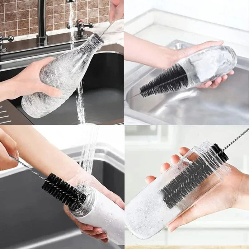 2 Pack Bottle Brush Cleaning Brushes Bottle Brush Advanced Cleaning For Glass Bottles Thermos Baby Bottles And Cups.