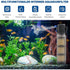 Aquarium Internal Filter Adjustable 3 In 1 Aquarium Pump For 100-300L Freshwater Or Saltwater Aquarium 1500L/H 25W