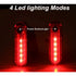 Bike Tail Lights - 2 Pack Bicycle Rear Lights, Usb Rechargeable Cob LED Waterproof Bike Rear Light, 4 Lighting Modes