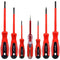 7-Piece Insulated Screwdriver Set 1000V Premium Cr-V Steel With Black Oxide Magnetic Tips And Tpr Non-Slip Handle
