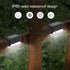 Waterproof Solar Fence Light, Solar Deck Light, Stair Light, Ip65 LED Solar Garden Lights For Patio Stair Fences (Warm