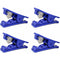 4 pcs Pipe Cutter, Economical Plastic Rubber Tube Cutter For Silicone Pvc Pu Nylon Tubing, Up To 12Mm Od, Blue