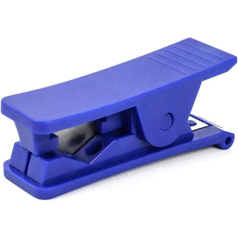 4 pcs Pipe Cutter, Economical Plastic Rubber Tube Cutter For Silicone Pvc Pu Nylon Tubing, Up To 12Mm Od, Blue