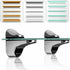 2-Piece Adjustable Glass Shelf Bracket, Support For 5-22Mm Thickness Wood/Glass Shelves