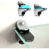 2-Piece Adjustable Glass Shelf Bracket, Support For 5-22Mm Thickness Wood/Glass Shelves
