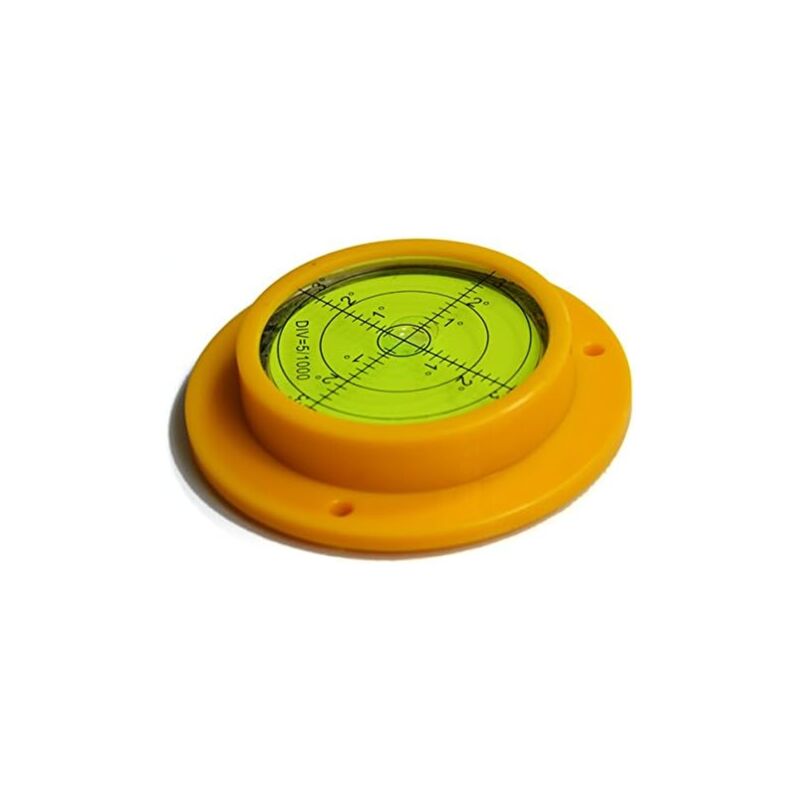 90Mm Precision ROund Spirit Level With Mounting Holes For Motorhome