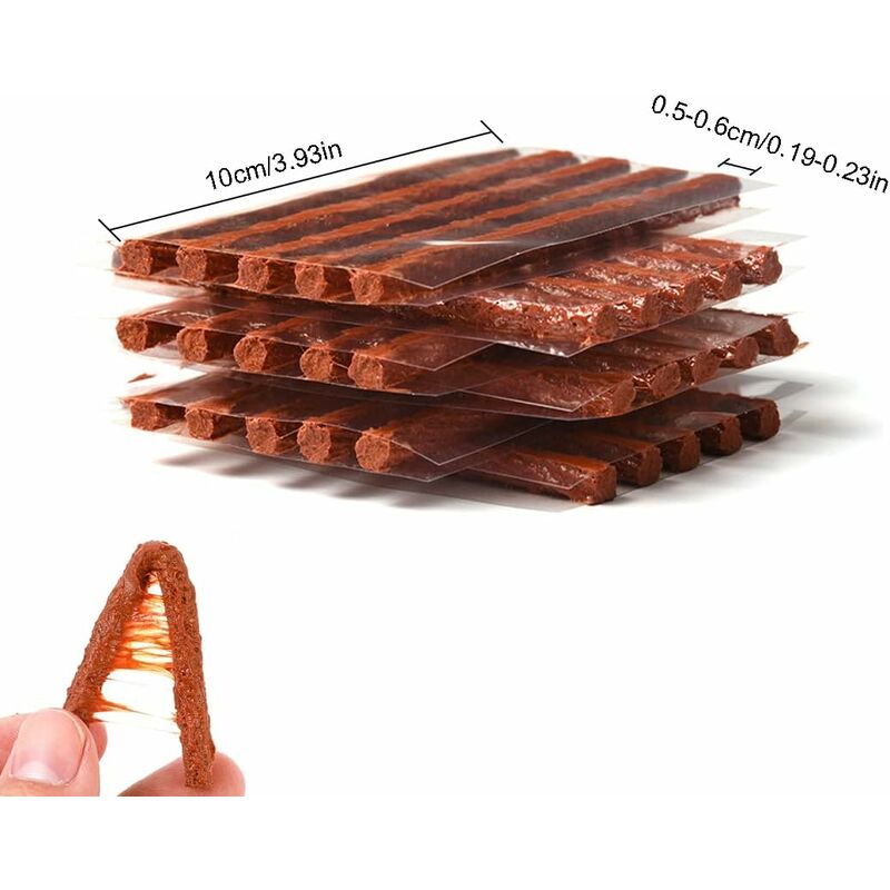 30 pcs Tire Repair Strips Car Tire Repair Tubeless Tire Repair Wick Tire Repair