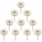10 pcs Polishing Wheel 25Mm Wool Felt Buffing Wheels Drill Grinder Wheels Brushes ROtary Tool With Handle