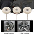 10 pcs Polishing Wheel 25Mm Wool Felt Buffing Wheels Drill Grinder Wheels Brushes ROtary Tool With Handle