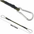 2 Pack 30Cm Heavy Duty Mini Bungee Cords With Carabiner For Camping, Luggage, Travel