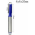 8 pcs 8Mm Shank Double Flute Straight ROuter Bit Set For Woodworking Tools 5Mm, 6Mm, 8Mm, 10Mm, 12Mm, 14Mm, 18Mm, 20Mm