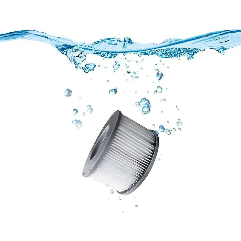 2 Pack Replacement Filters For Mspa - Cartridge Pump For Swimming Pools, Hot Tubs And Spas