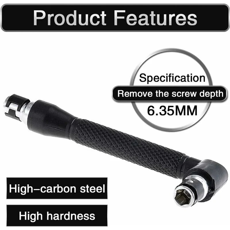 Mini Screwdriver And Bits, 1/4