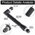 Mini Screwdriver And Bits, 1/4" Drive, L-Shaped Double Head Hexagonal Handle Extension Socket Wrench Flathead Torx
