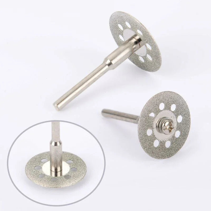 12 Pack 22Mm Mini Perforated Diamond Cutting Discs, Cutting Wheels, Shanks Ann Arbor
