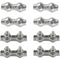 M2 Duplex Cable Clips 304 Stainless Steel Duplex Cable Clips For Wire ROpe Clotheslines Sun Sails Hanging Patio Fixed 8