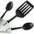 16" Large Kitchen Wall Clocks With Spoons And Forks, Great Home Decor And Nice Gifts, Black