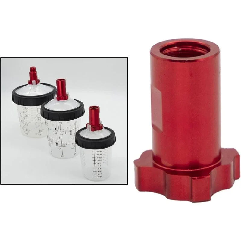 Spray Cup Connector, Disposable Spray Gun Release Cup Adapter Connector For Paint Sprayers, Internal M14X1