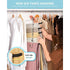 2 Pack Space Saving Hangers - Non-Slip Trouser Hanger With Foam Padded Swing Hanger Multi-Layer Hanger Organizer And