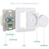 Light LED Dimmer Switch,220-240V 5-200W Smart Button Switches And Dimmers Light LED Dimmer Switch