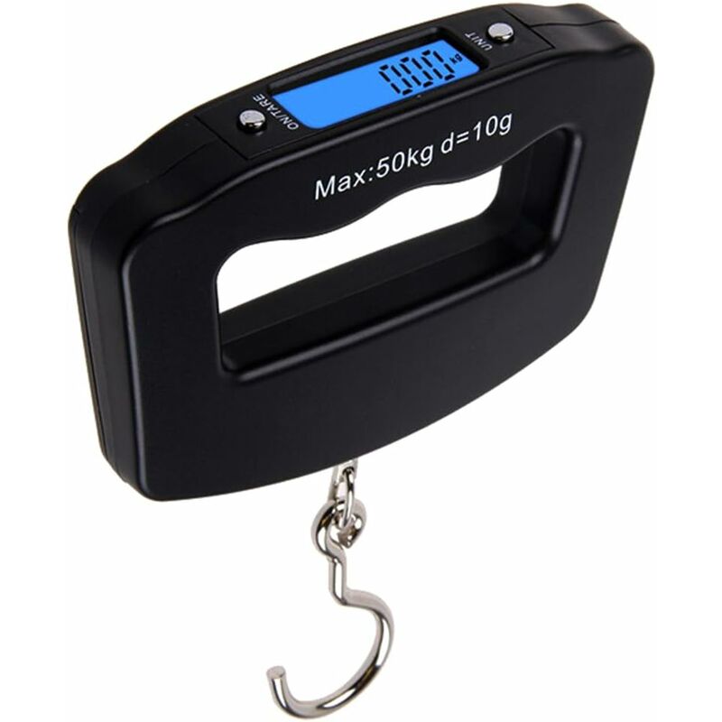Portable Digital Hanging Weighing Scales For Fishing Travel Luggage Suitcase Parcel Household Outdoor 110 Lbs/50 Kg