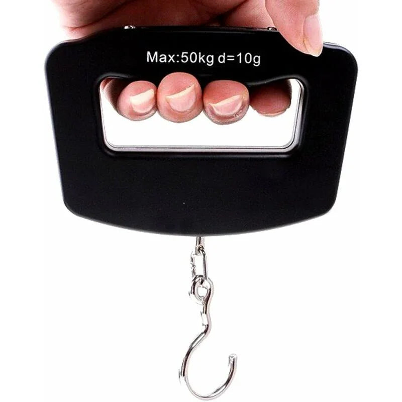 Portable Digital Hanging Weighing Scales For Fishing Travel Luggage Suitcase Parcel Household Outdoor 110 Lbs/50 Kg