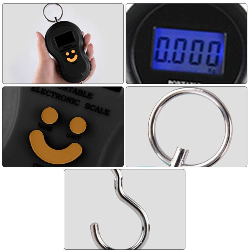 Luggage Scale Fishing Scale Hanging Scale Electronic Scale Maximum 50 Kg For Fishing, Suitcase Scale, Travel, Home Use,