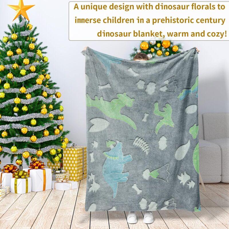 Kids Cozy Blanket, Glow In The DArk Soft Cozy Blanket, Sofa Bed Fluffy Blanket For Girls Boys. (150200 Cm)