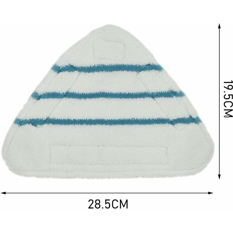 Steam Mop Replacement Caps Steam Mop Replacement Pads For Triangular Mops Washable Cloths Microfiber Mop Heads Mop