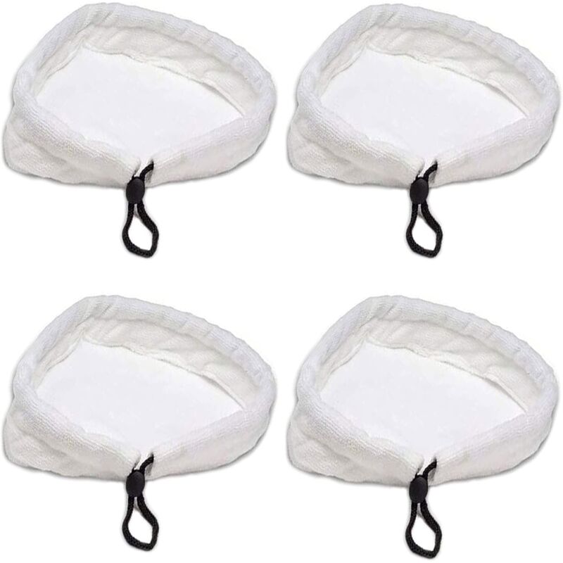 4 pcs Steam Mop Replacement Cloths, Microfiber Cloth Pads, Triangular Microfiber Floor Cloths, Suitable For Steam Mops,