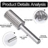 6 pcs Double Cut Tungsten ROtary Burr Set 6Mm Shank Tungsten Files Filing/Engraving/Grinding Bits For ROtary Tools